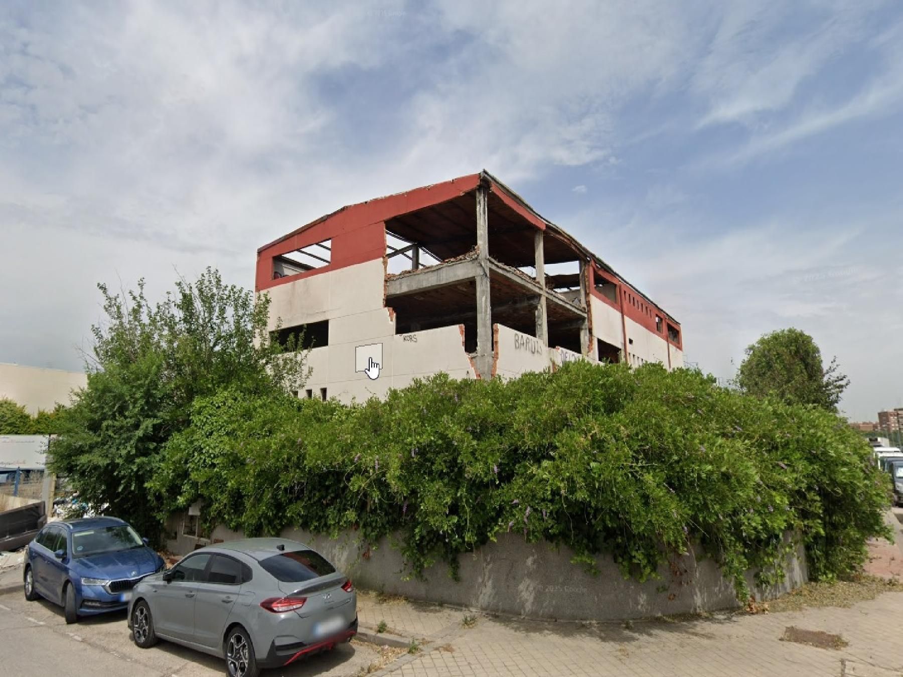 Vista exterior de Nave industrial en venta en Leganés