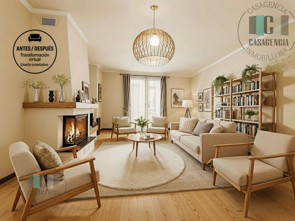 Sala d'estar de Àtic en venda en Benicasim / Benicàssim amb Terrassa