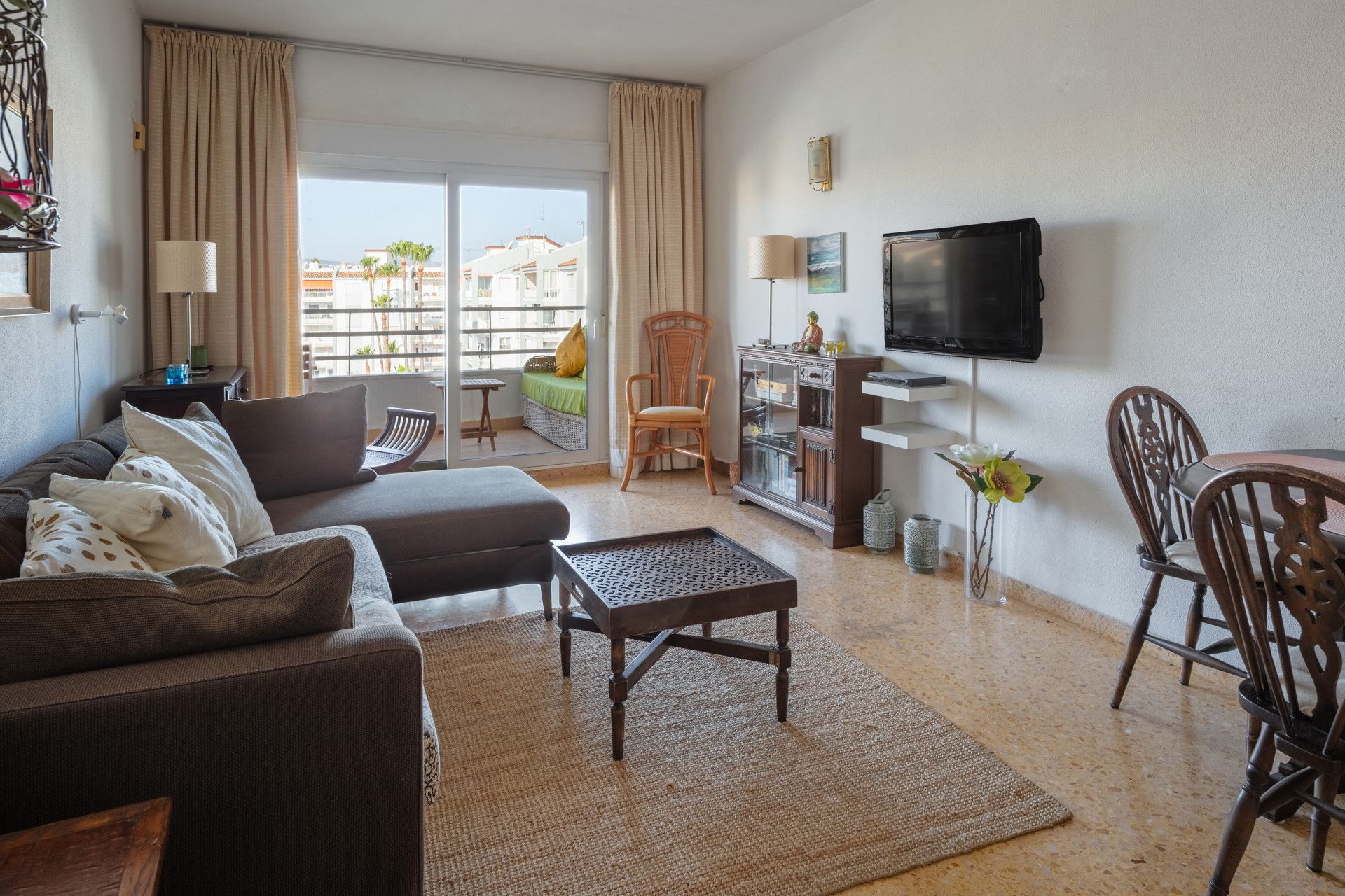 Living room of Apartment for sale in Jávea / Xàbia  with Air Conditioner