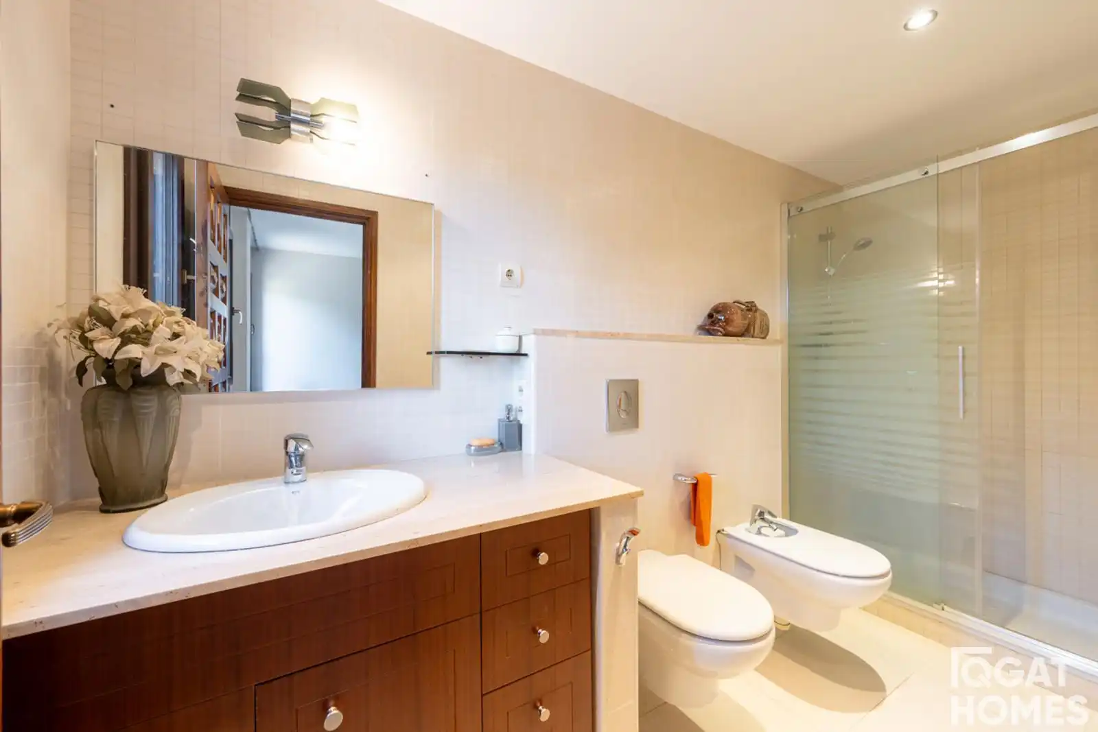 Baño de Casa o chalet de alquiler en Sant Cugat del Vallès con Aire acondicionado, Calefacción y Jardín privado
