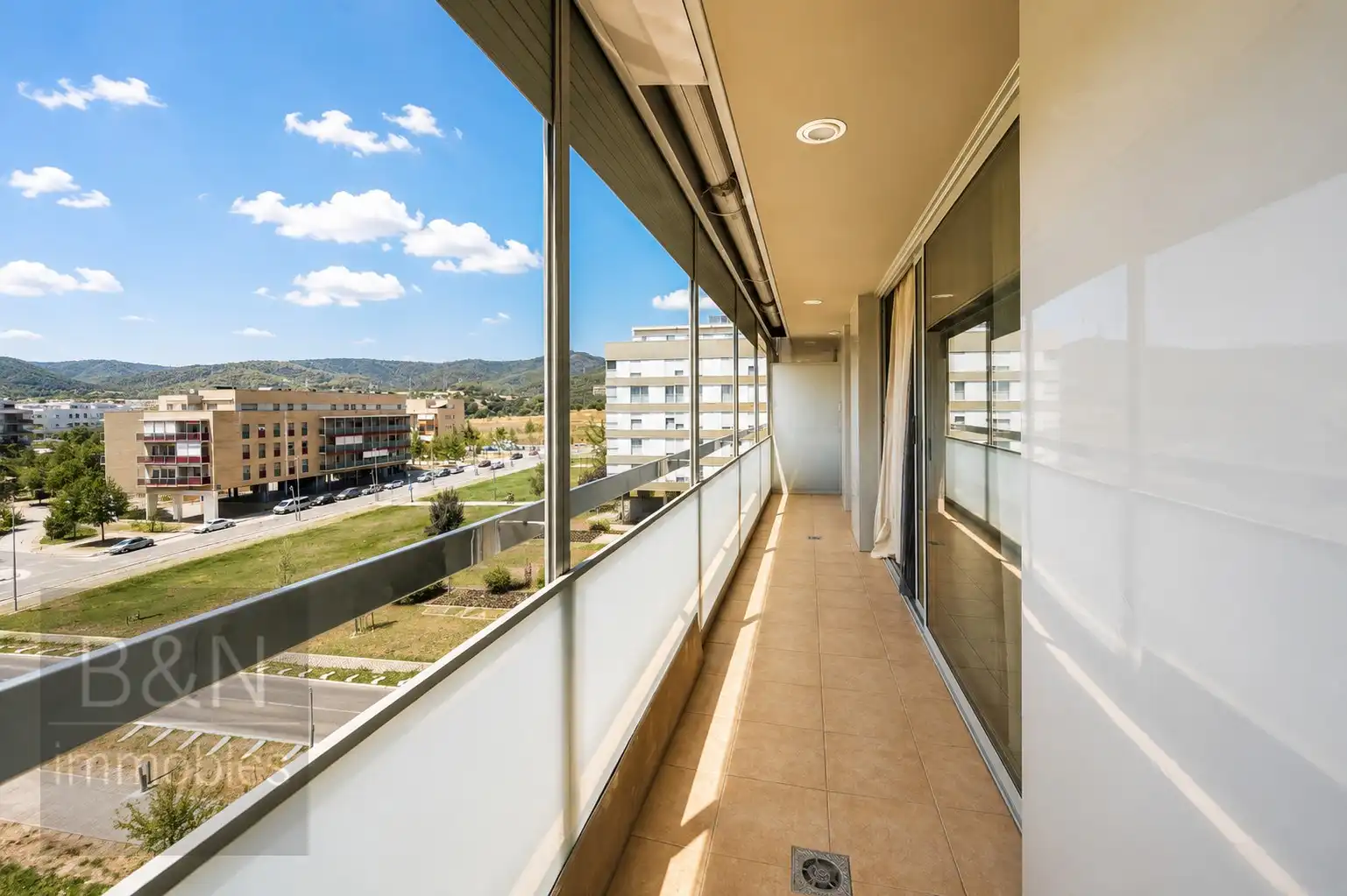 Balcony of Flat for sale in Terrassa  with Air Conditioner, Heating and Terrace