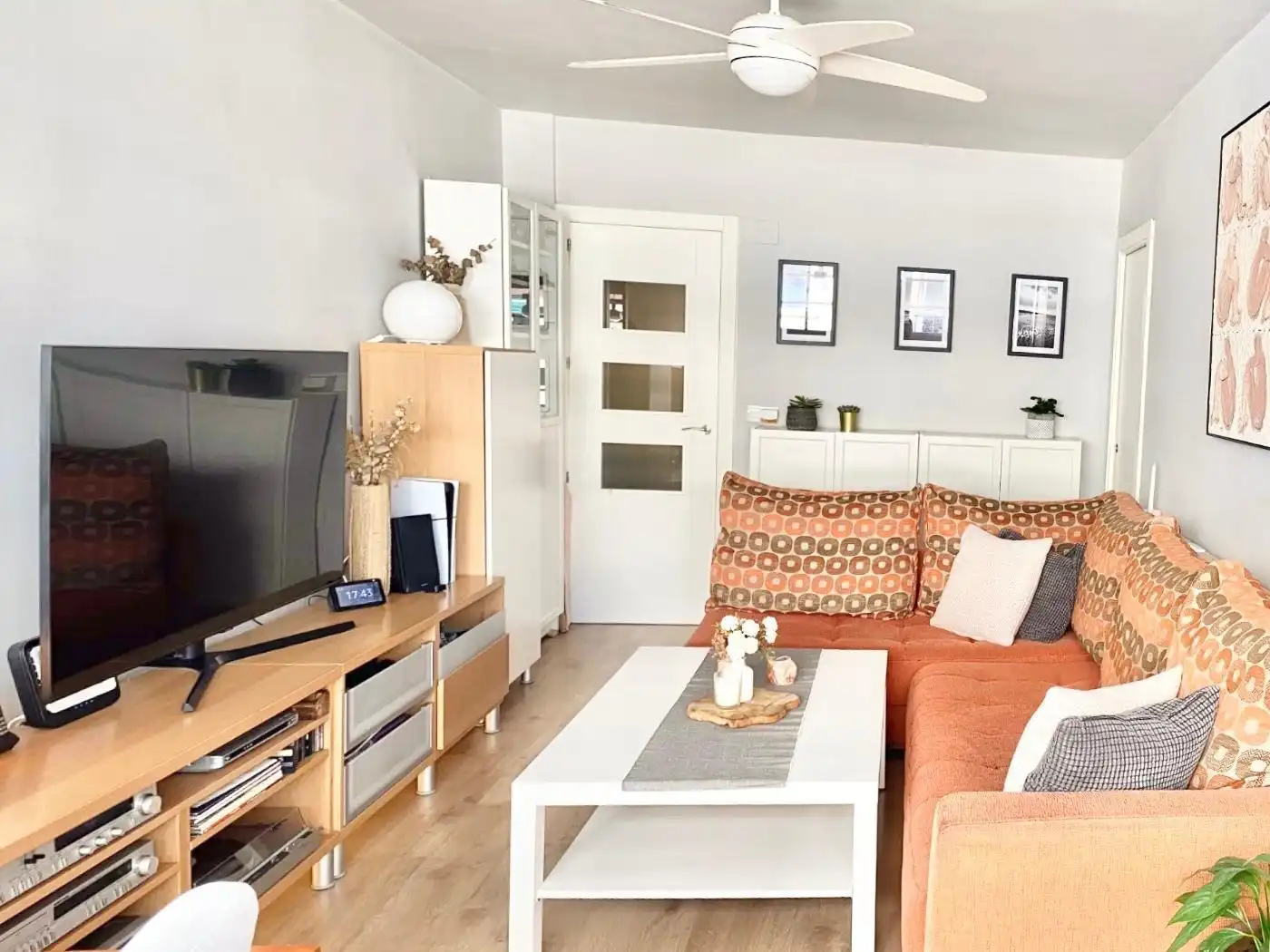 Living room of Flat for sale in Málaga Capital  with Air Conditioner