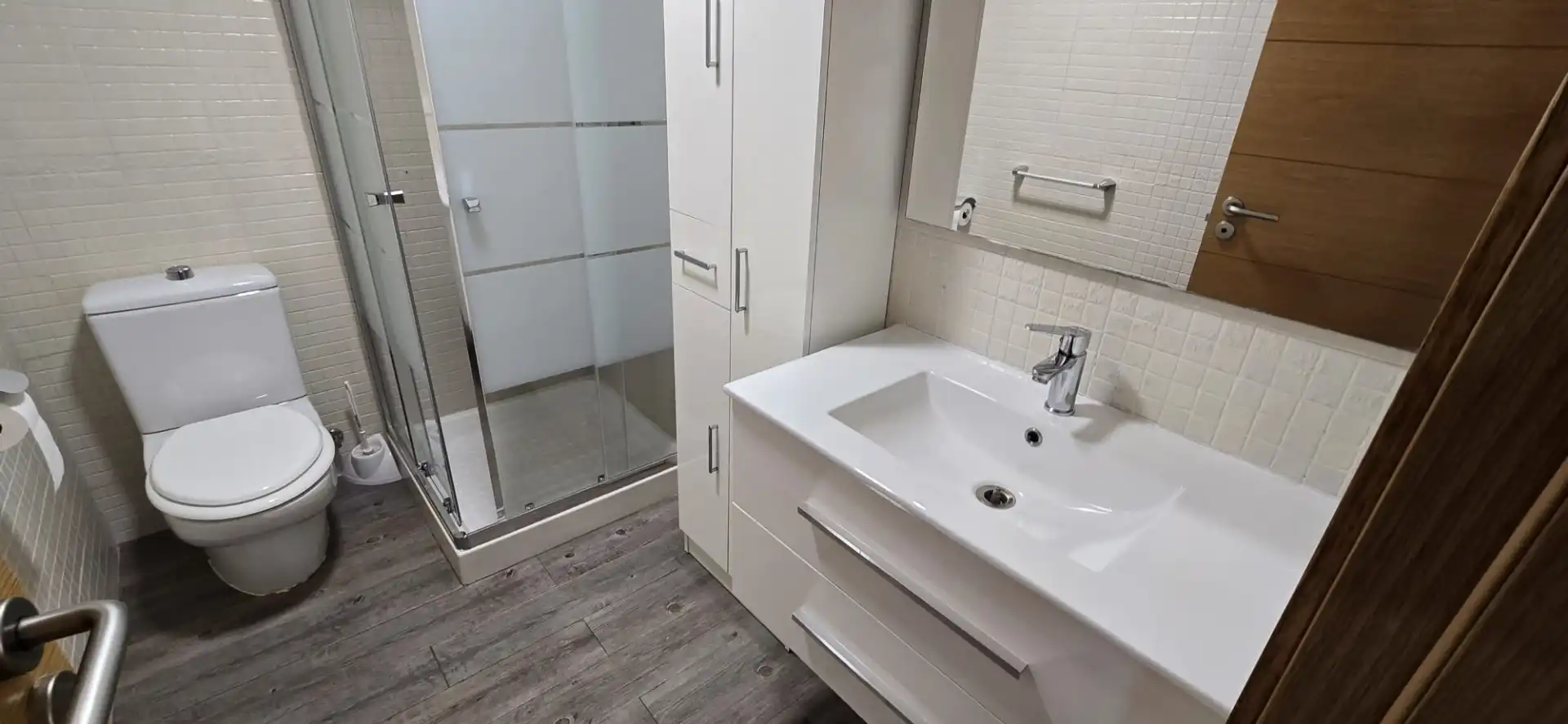 Baño de Apartamento en venta en Dénia con Aire acondicionado, Calefacción y Terraza