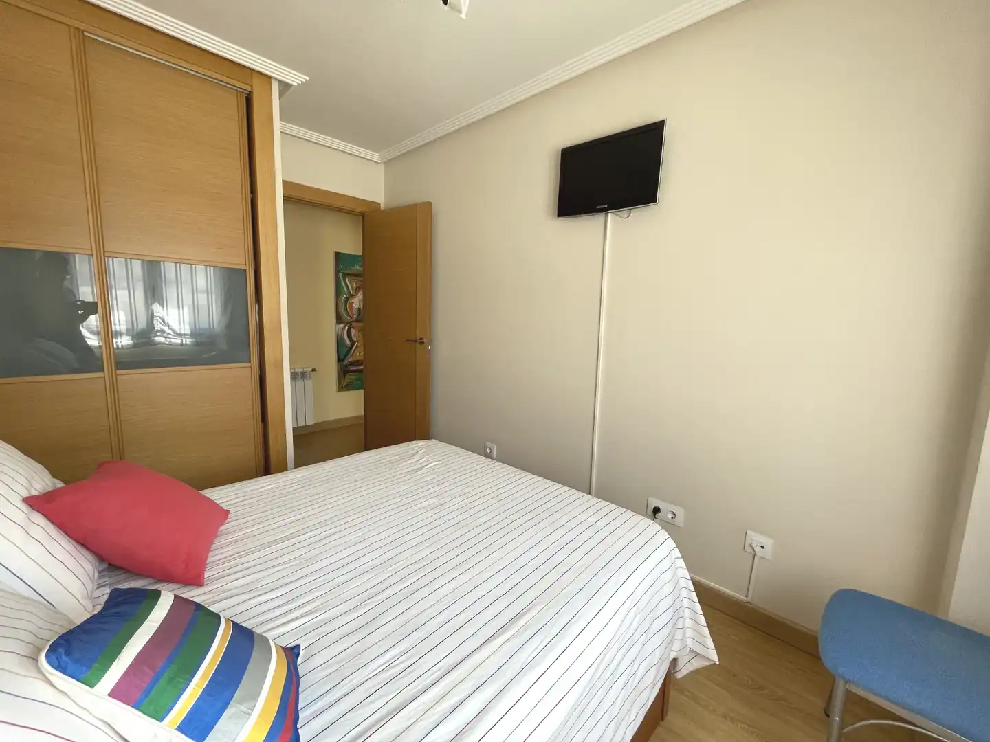 Schlafzimmer von Wohnung zum Verkauf in Peñaranda de Bracamonte mit Heizung, Privatgarten und Parkett