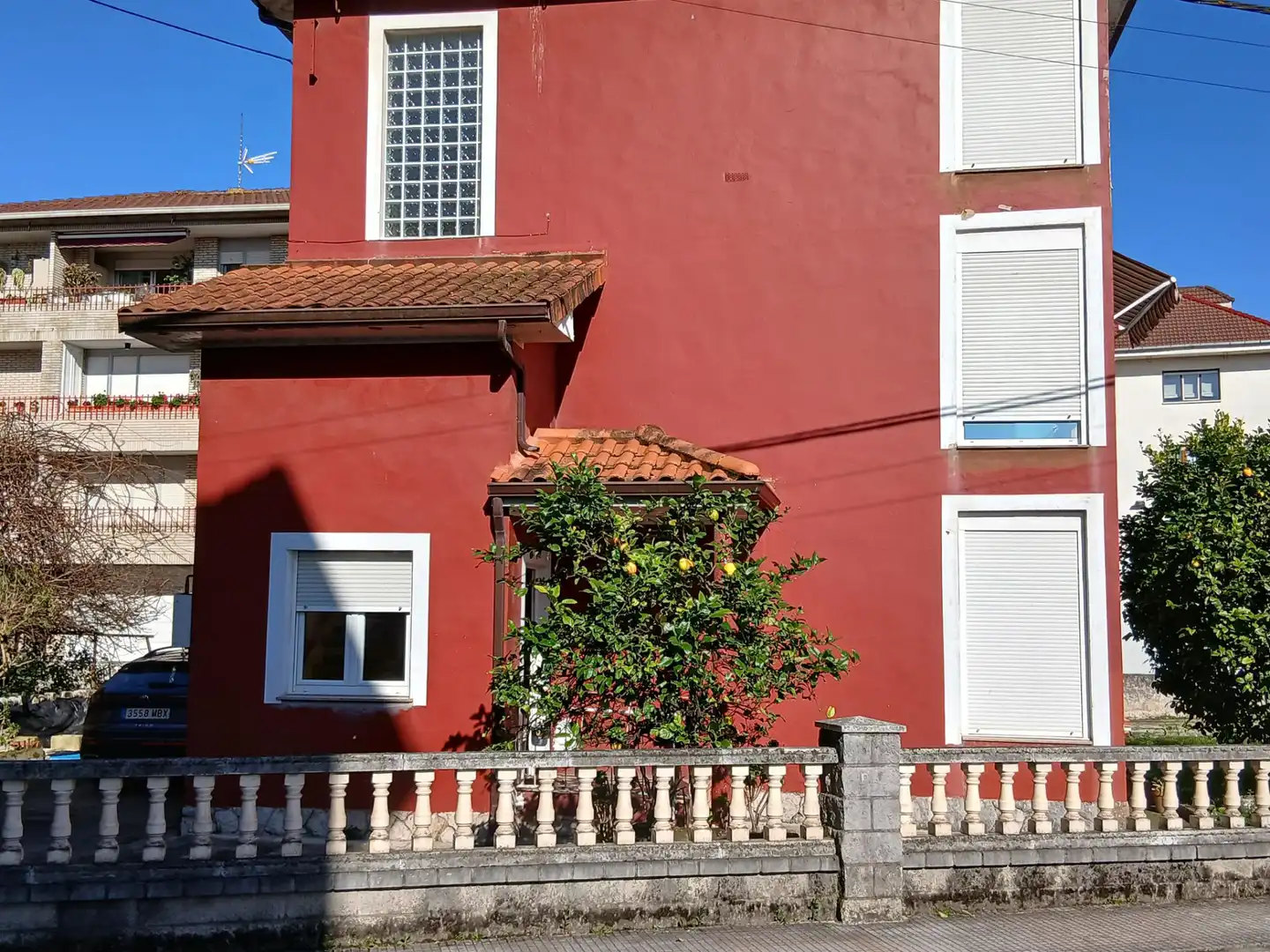 Exterior view of Flat for sale in Santa María de Cayón  with Heating, Private garden and Furnished