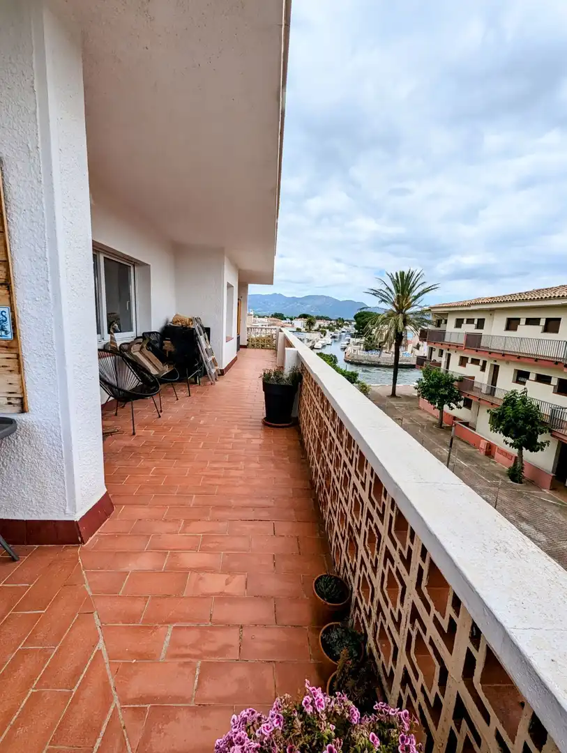 Terrace of Apartments for sale in Empuriabrava  with Air Conditioner, Heating and Terrace