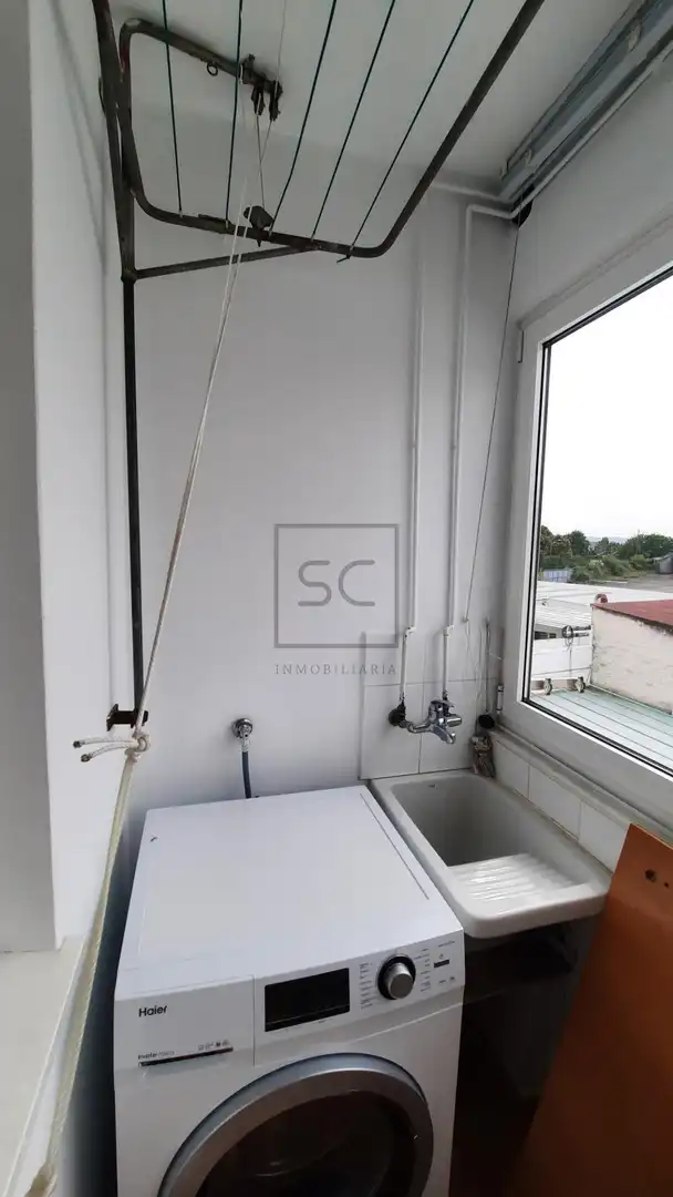 Balcony of Flat for rent in Ferrol  with Heating, Terrace and Furnished