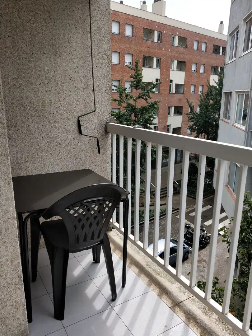 Balcony of Flat for rent in Girona  with Furnished