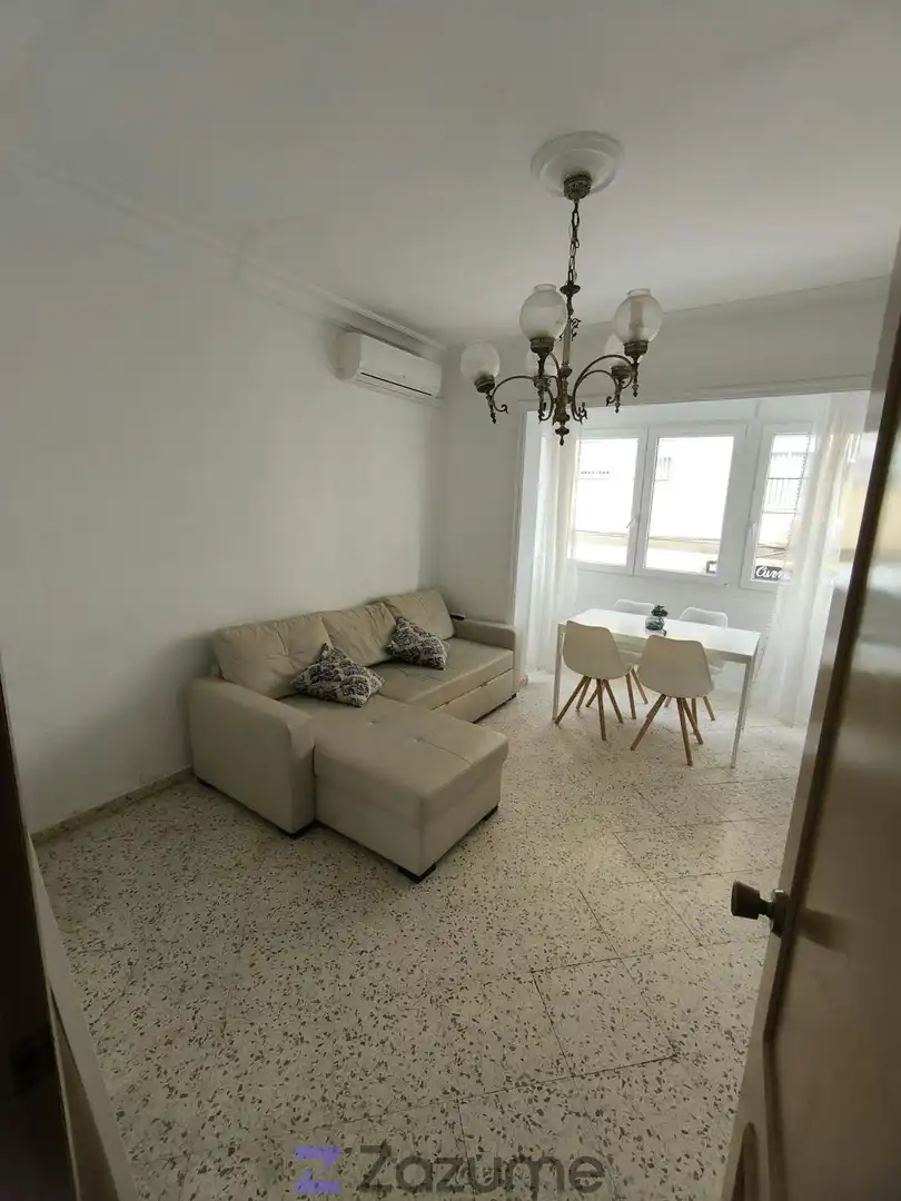 Sala de estar de Casa adosada de alquiler en Sevilla con Aire acondicionado, Terraza y Amueblado