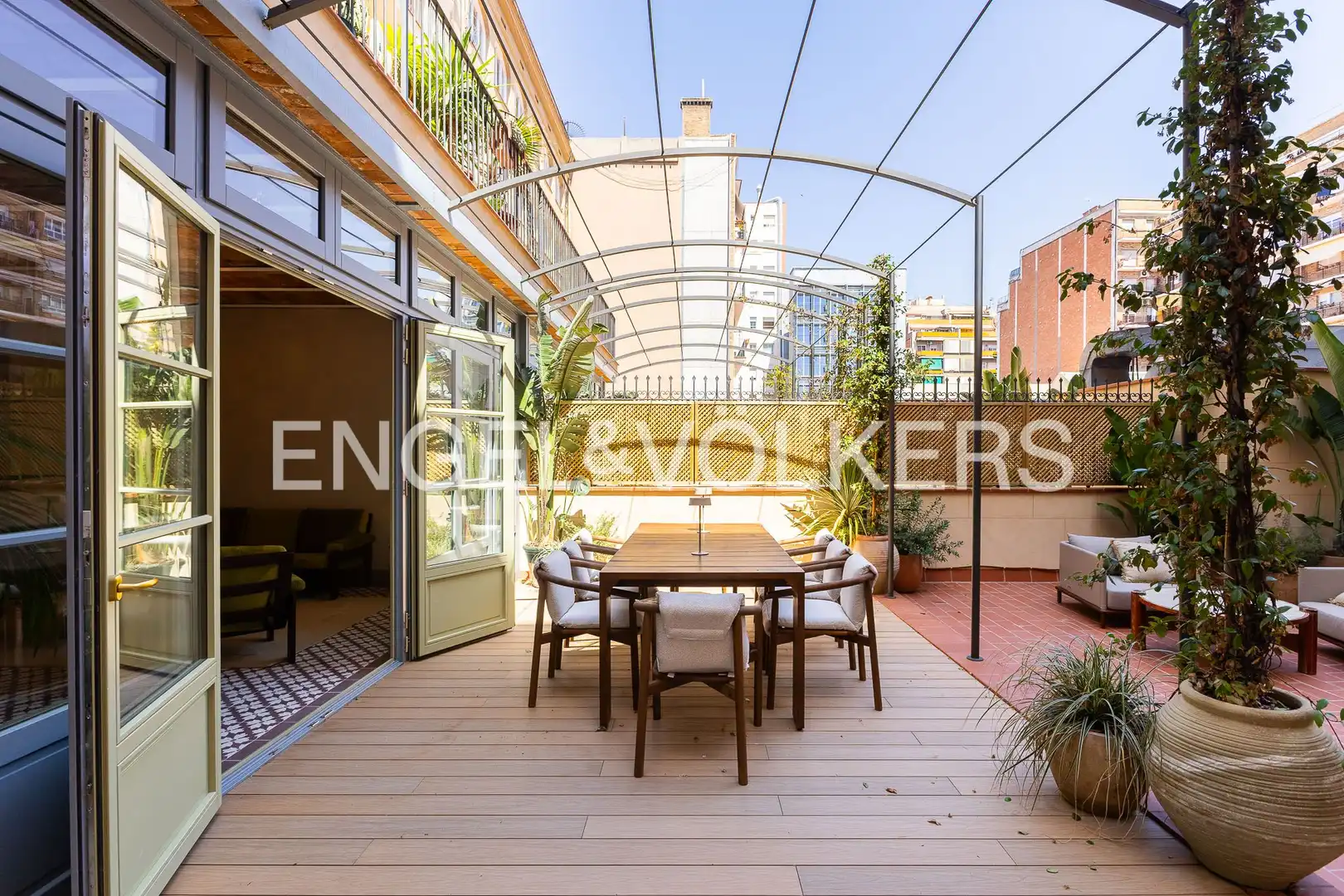 Terrasse von Wohnung zum Verkauf in Barcelona mit Klimaanlage, Heizung und Parkett
