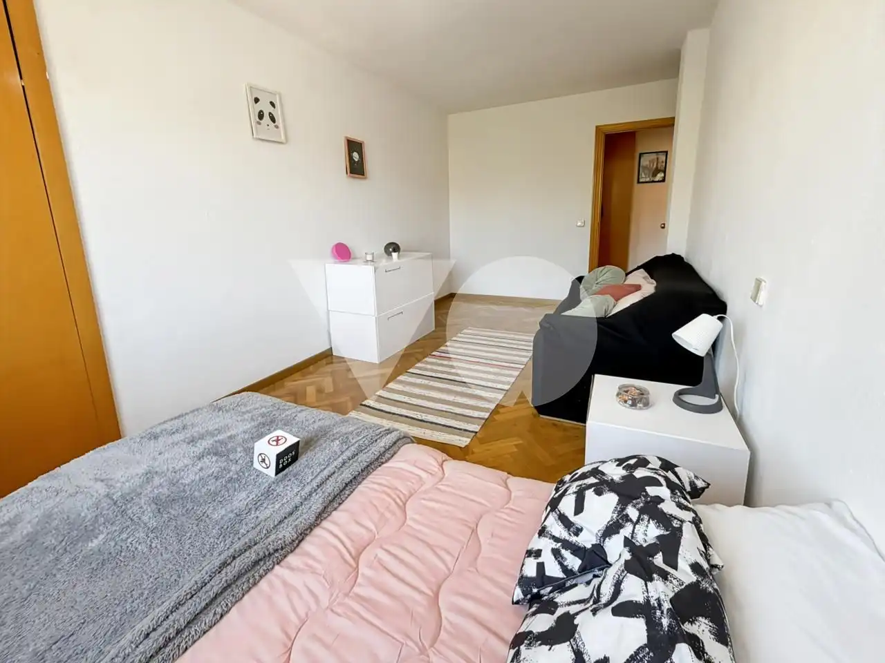 Bedroom of Flat for sale in Madrid  with Air Conditioner, Heating and Parquet flooring