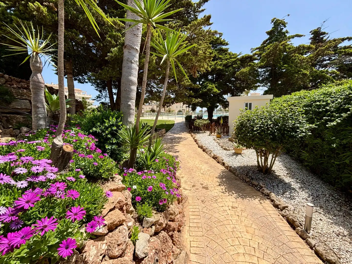 Vista exterior de Apartamento en venta en Mijas con Aire acondicionado, Jardín privado y Terraza