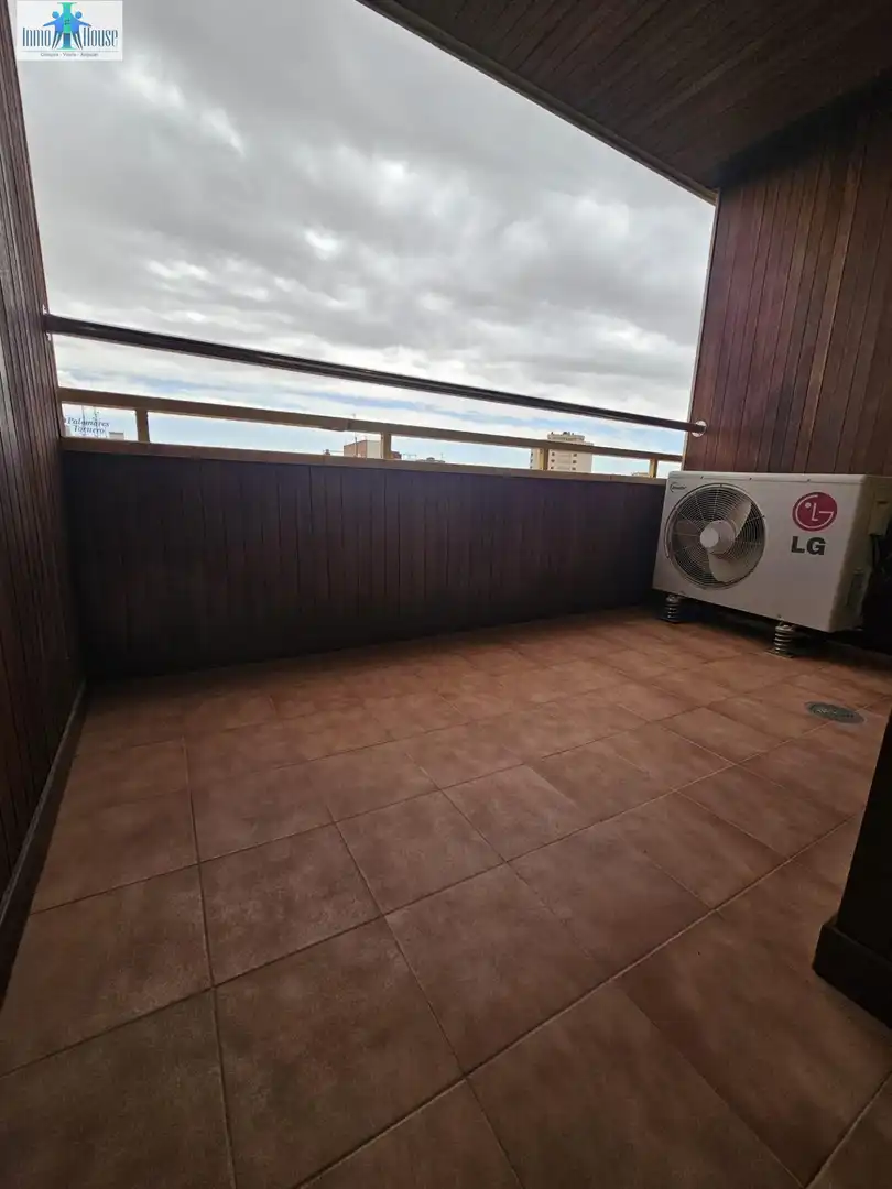 Balcony of Flat for rent in Albacete  with Air Conditioner, Heating and Terrace