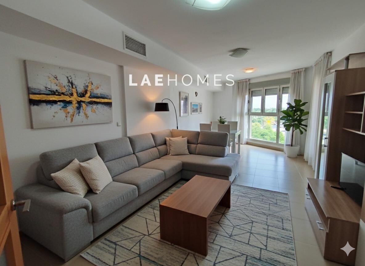 Sala de estar de Apartamento en venta en San Vicente del Raspeig / Sant Vicent del Raspeig con Aire acondicionado, Terraza y Trastero