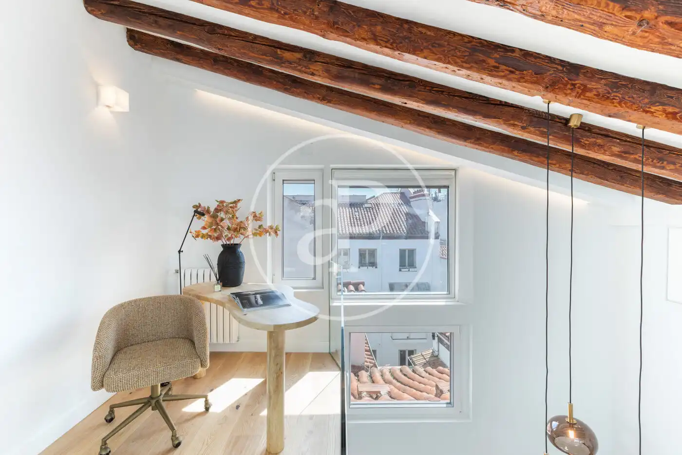 Living room of Duplexes for sale in Madrid  with Air Conditioner, Heating and Terrace