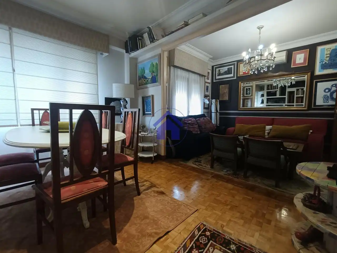Living room of Flat for rent in Vigo   with Heating, Parquet flooring and Terrace