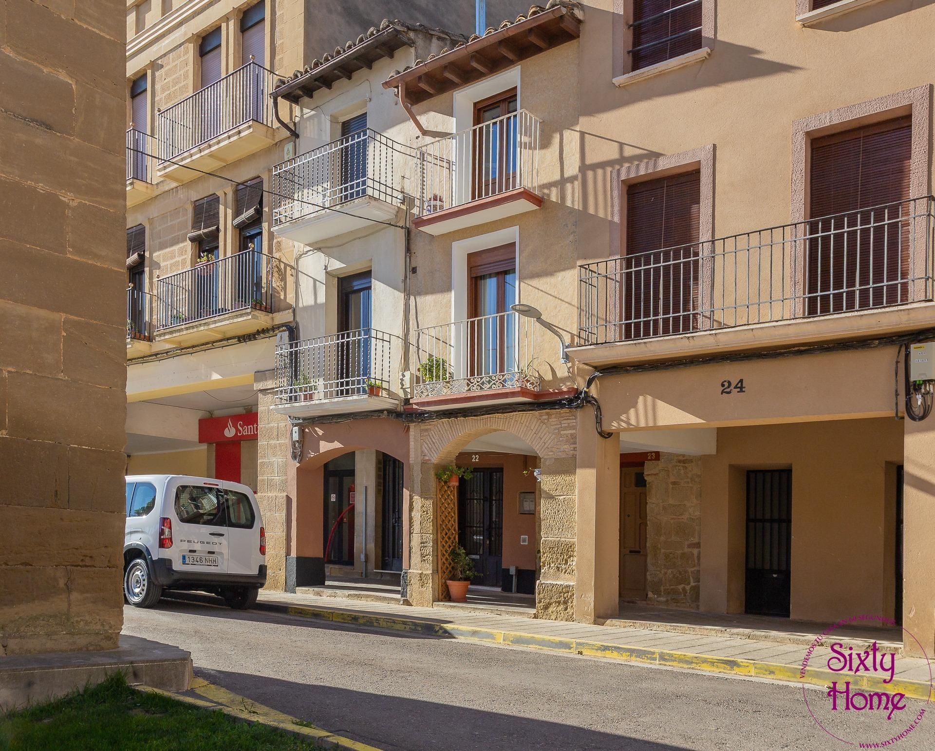 Exterior view of Flat for sale in Ayerbe  with Heating, Terrace and Balcony