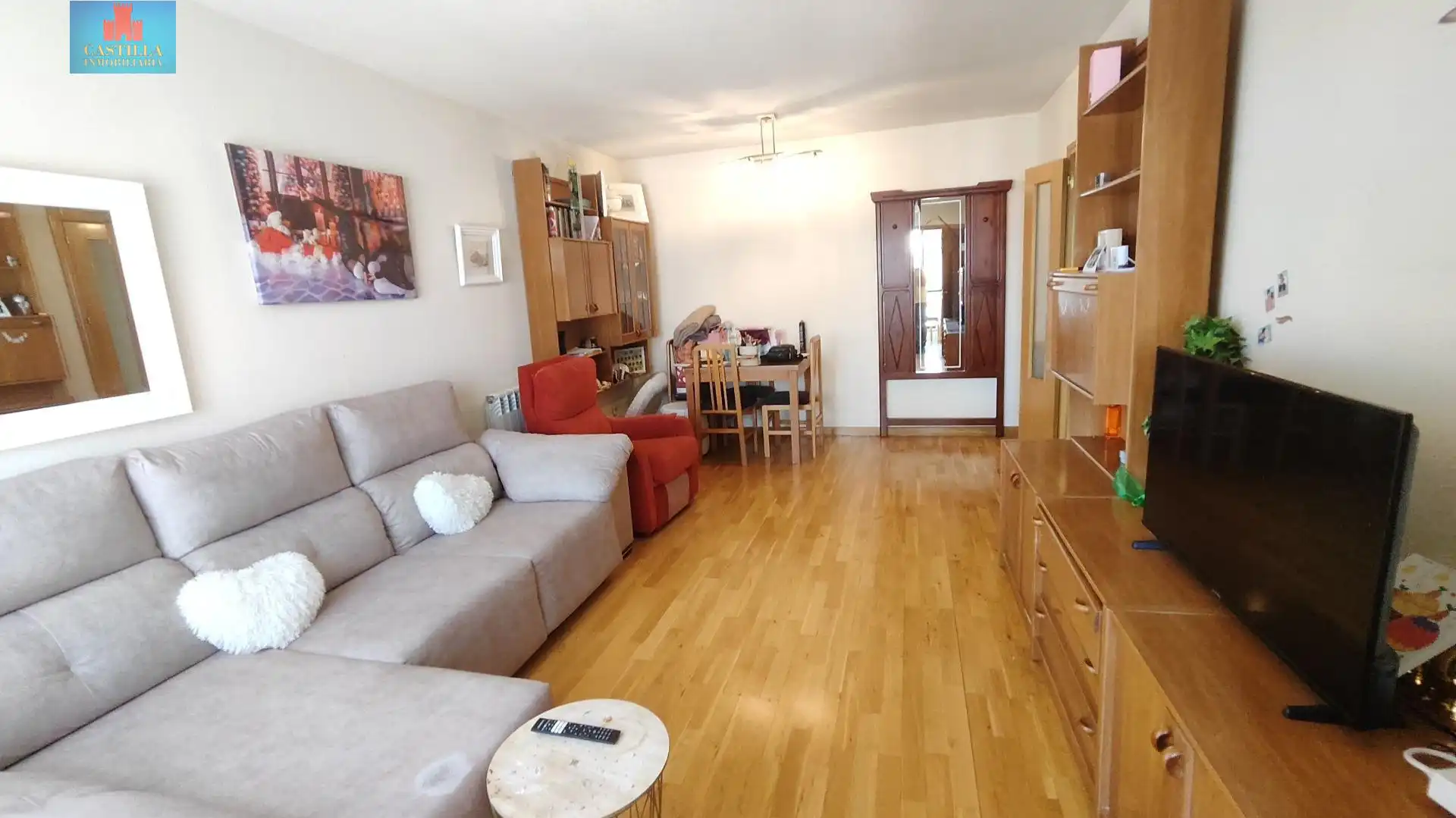 Sala de estar de Piso en venta en Ávila con Calefacción, Jardín privado y Trastero