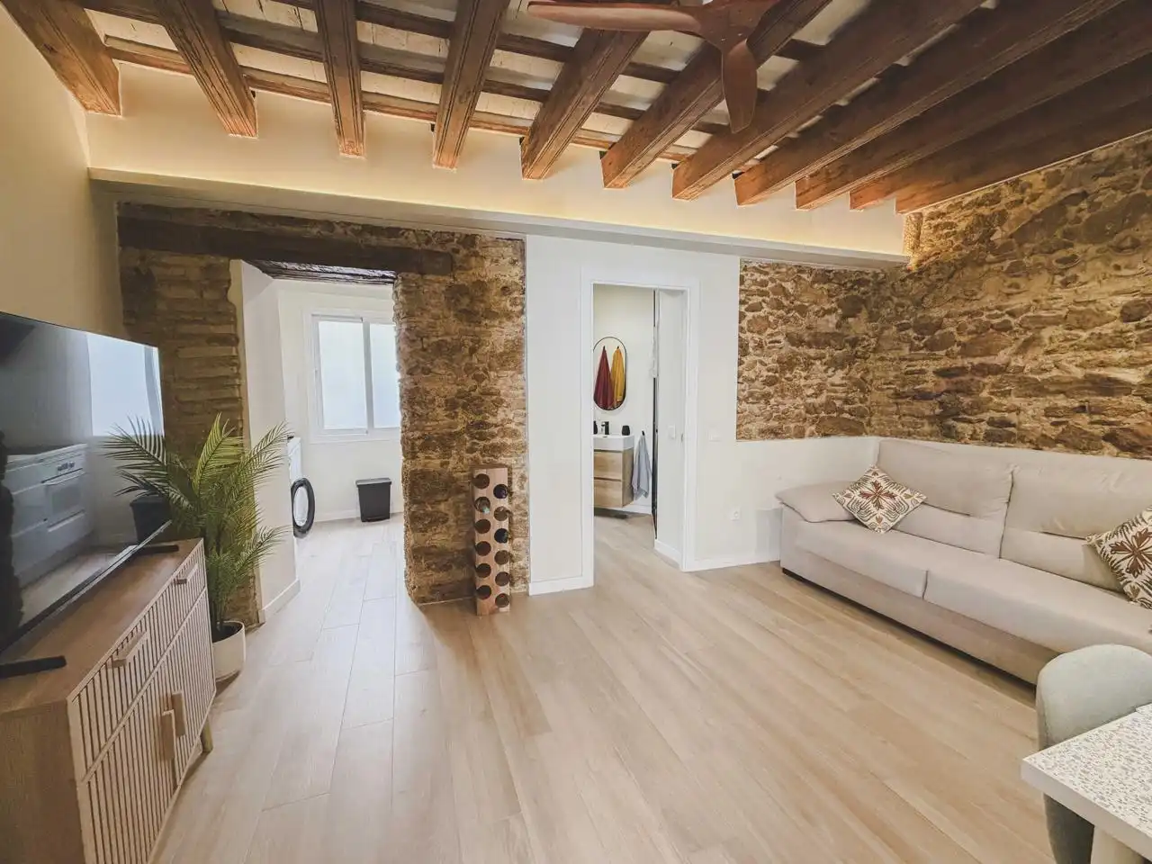 Sala d'estar de Apartament en venda en Cádiz amb Moblat