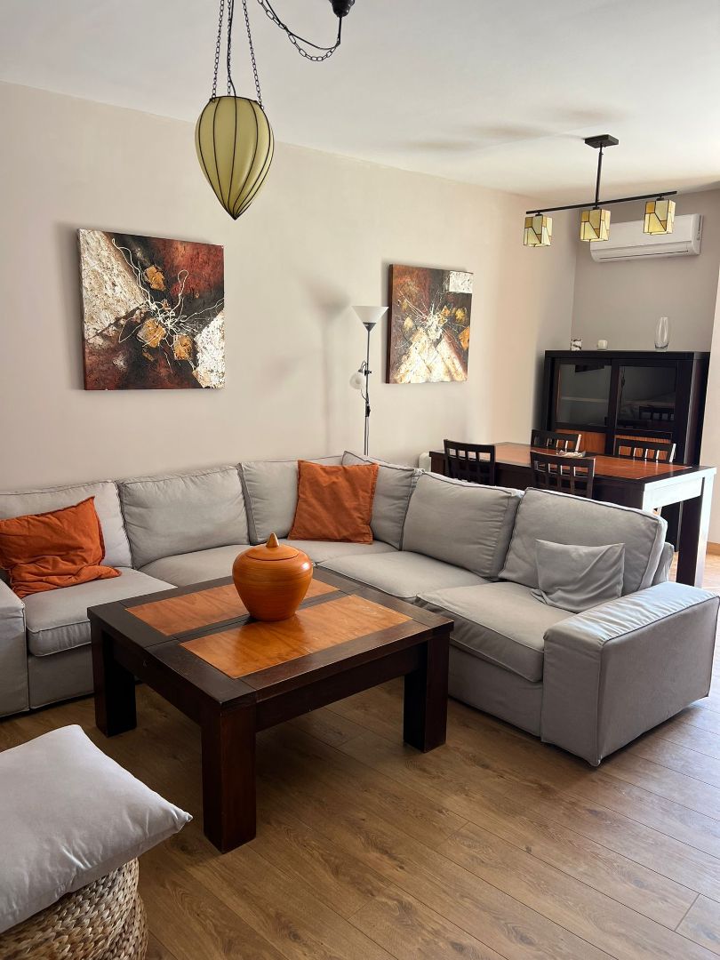 Living room of Duplex to rent in Estepona  with Air Conditioner, Terrace and Furnished
