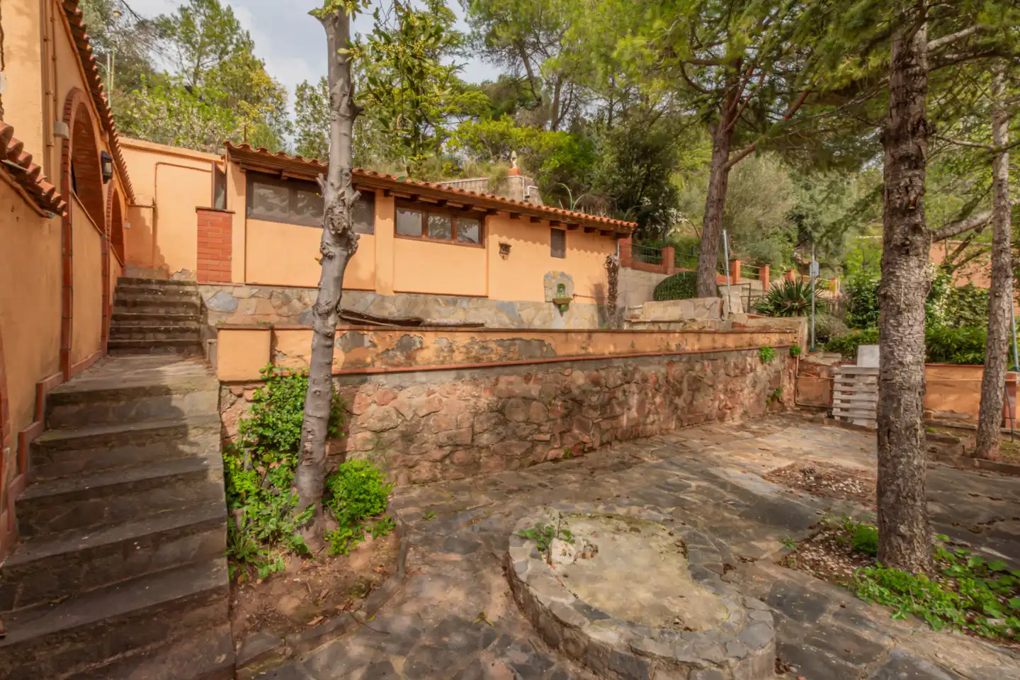 Jardí de Casa adosada en venda en Vacarisses amb Piscina, Balcó i Alarma