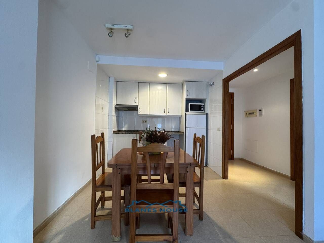 Dining room of Apartment for sale in Blanes  with Air Conditioner, Furnished and Balcony