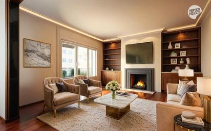 Living room of Flat for sale in  Barcelona Capital  with Heating, Terrace and Storage room