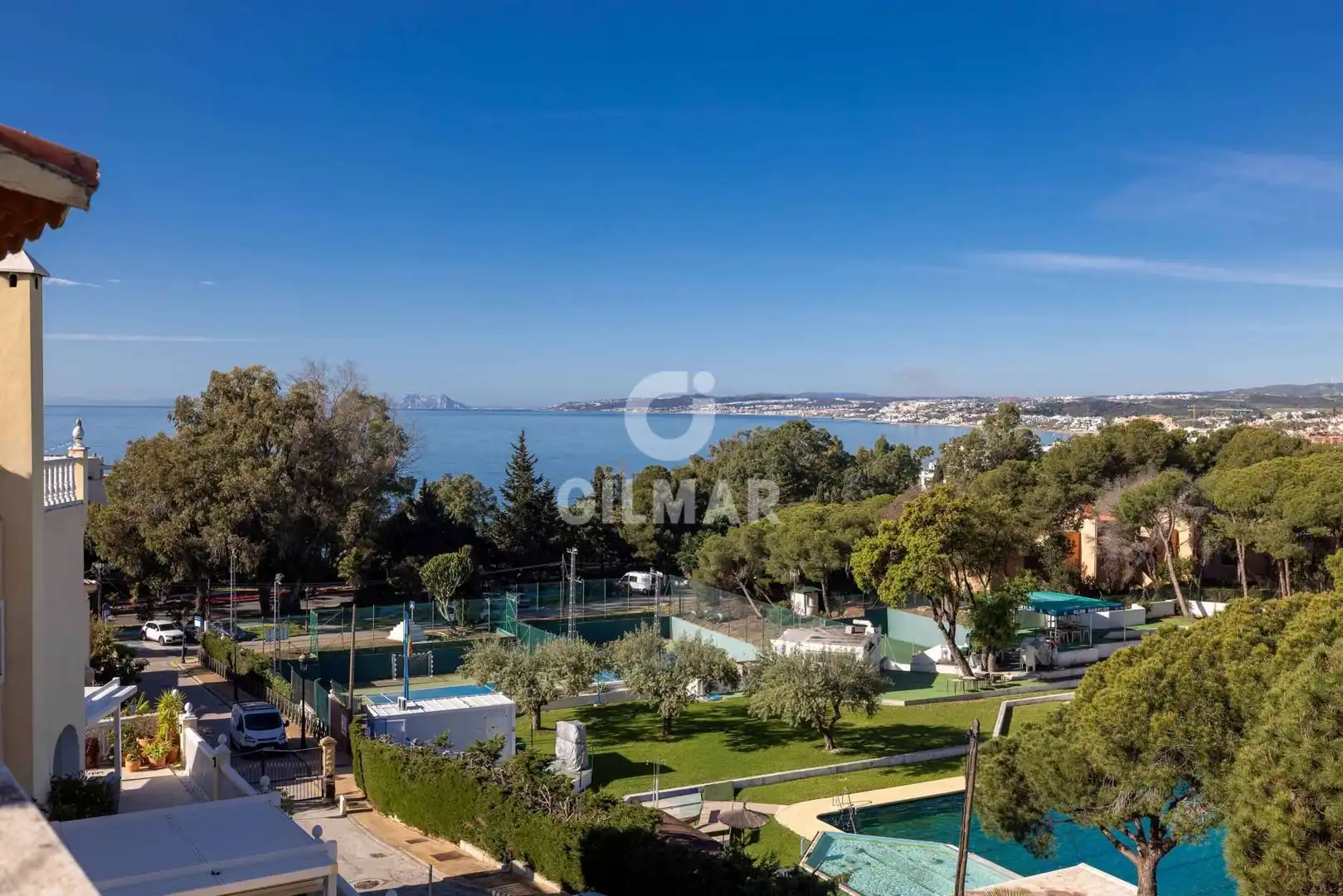 Exterior view of Detached homes for sale in Estepona  with Private garden and Swimming Pool