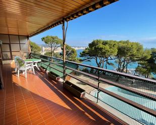 Terrace of Flat for sale in Calonge i Sant Antoni  with Air Conditioner, Private garden and Terrace