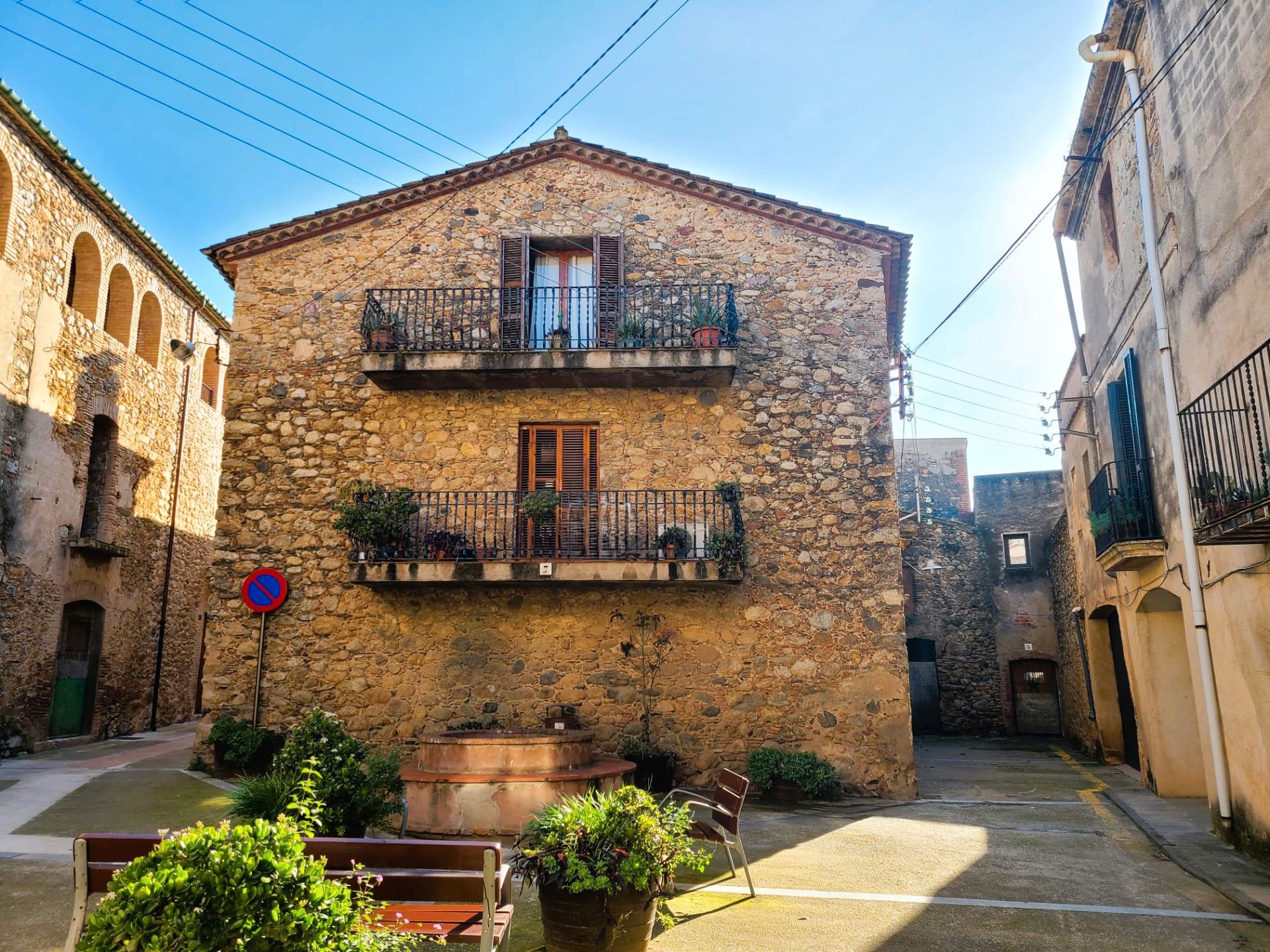 Exterior view of Country house for sale in Peralada  with Air Conditioner, Heating and Terrace