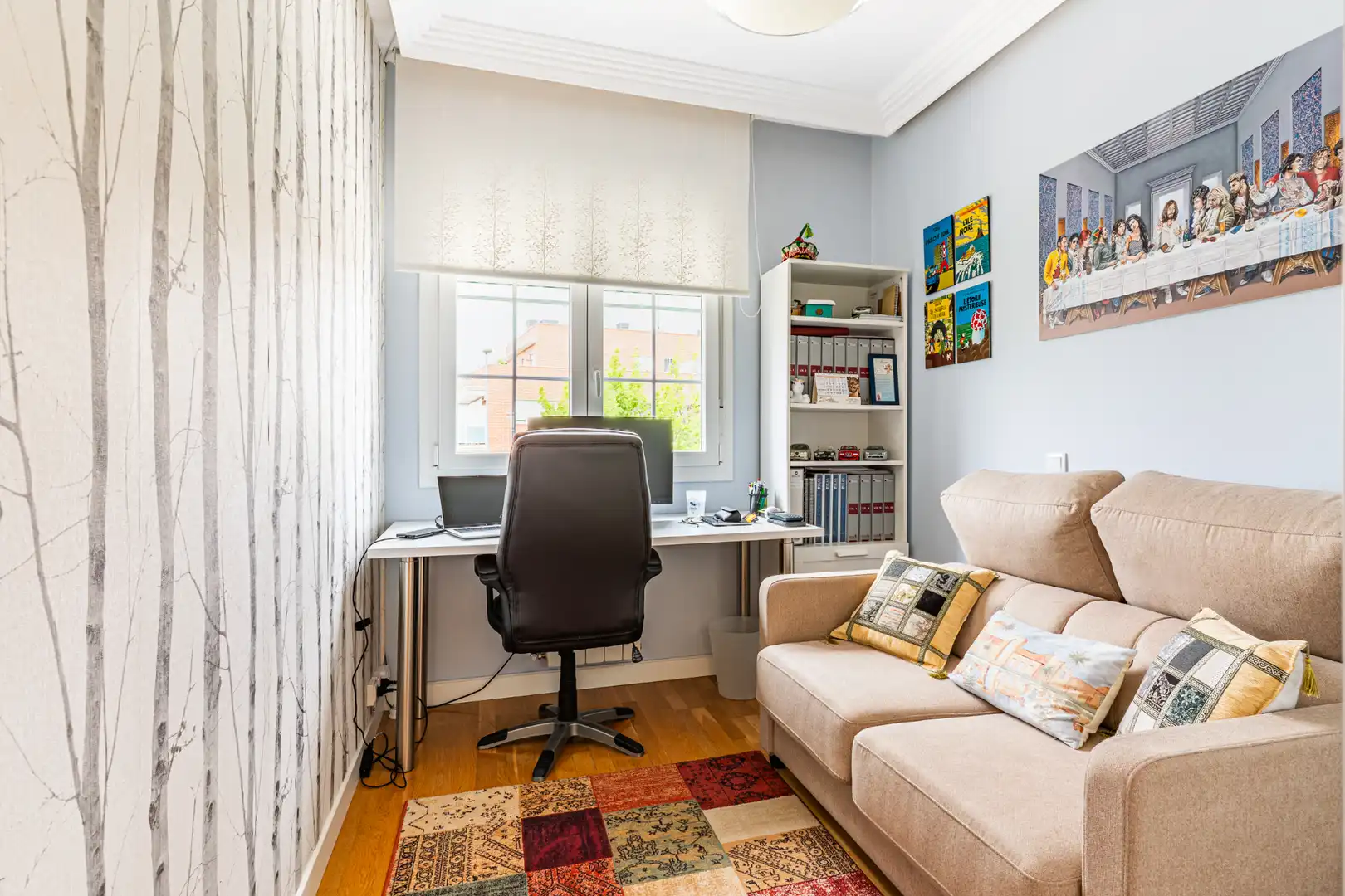 Sala de estar de Piso en venta en Las Rozas de Madrid con Aire acondicionado, Calefacción y Terraza