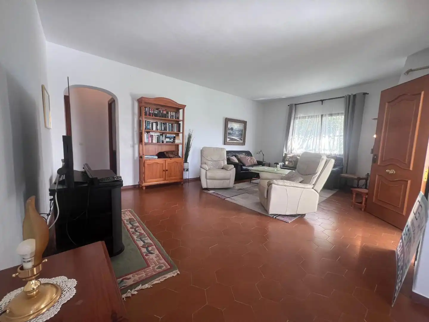 Sala de estar de Casa o chalet en venta en Mijas con Aire acondicionado, Jardín privado y Trastero