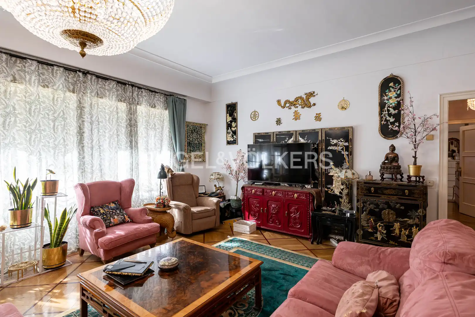 Sala d'estar de Pis de lloguer en Madrid amb Aire condicionat, Calefacció i Parquet