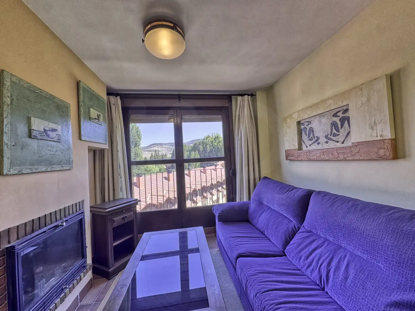 Sala de estar de Piso en venta en Alcalá de la Selva con Calefacción