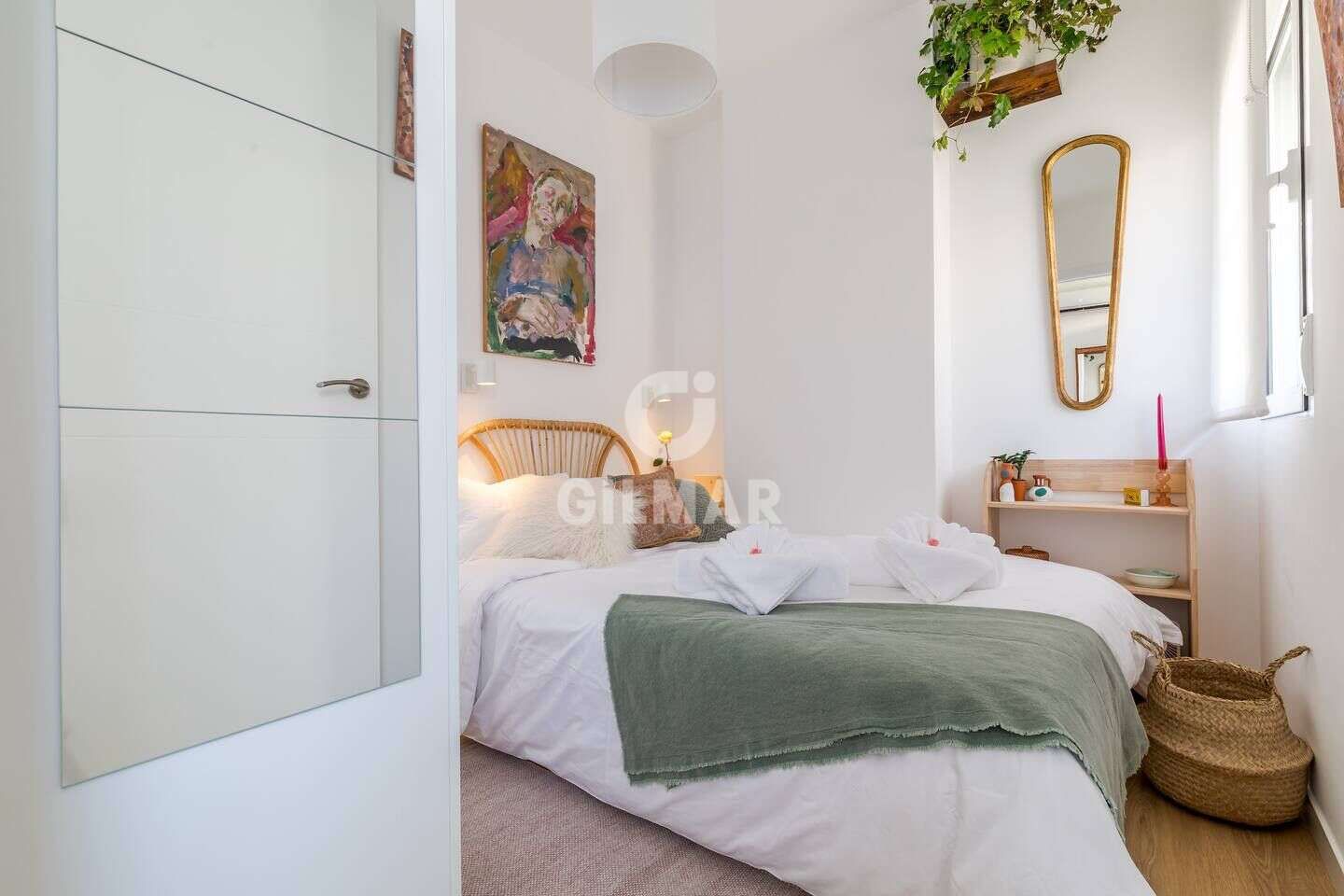 Bedroom of Flat for sale in  Madrid Capital  with Heating