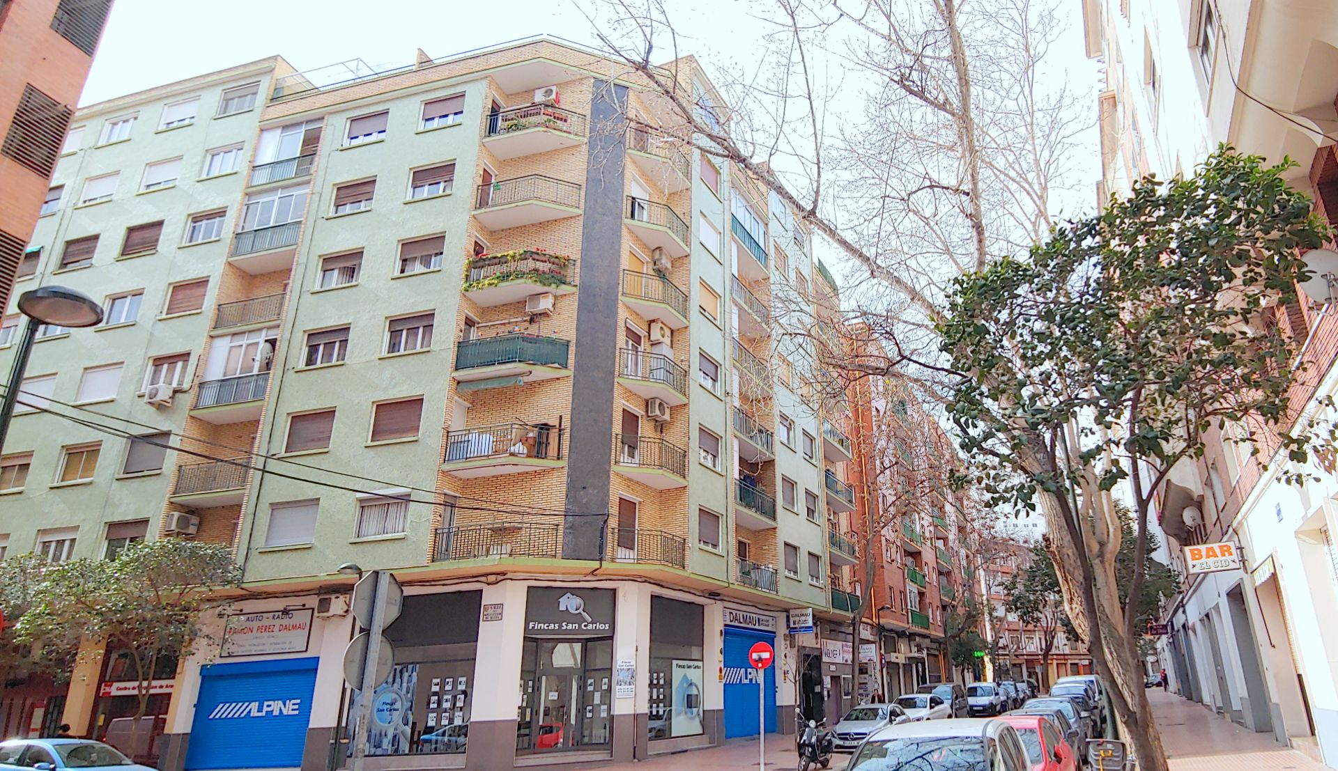 Exterior view of Flat to rent in  Zaragoza Capital  with Heating, Terrace and Furnished