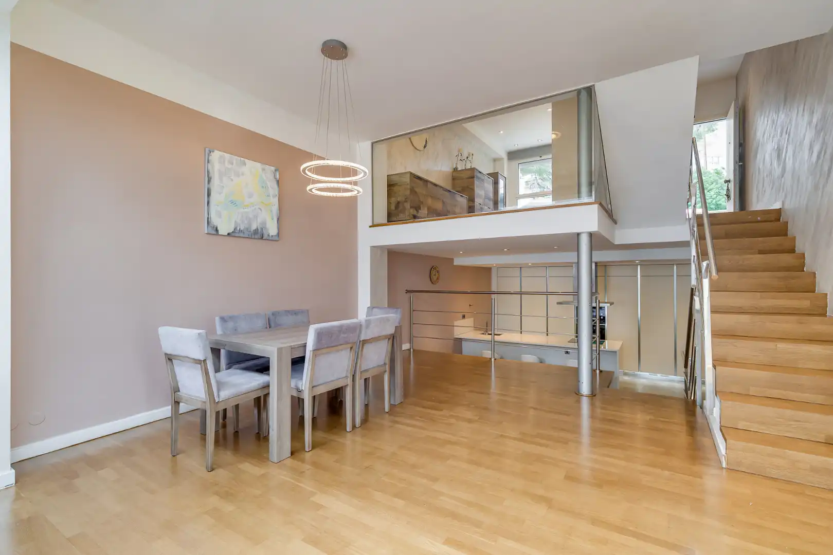Comedor de Casa adosada en venta en Castelldefels con Aire acondicionado, Calefacción y Parquet