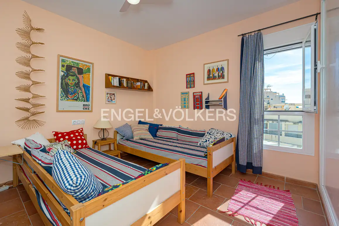 Bedroom of Houses for sale in Villajoyosa / La Vila Joiosa  with Air Conditioner, Private garden and Terrace