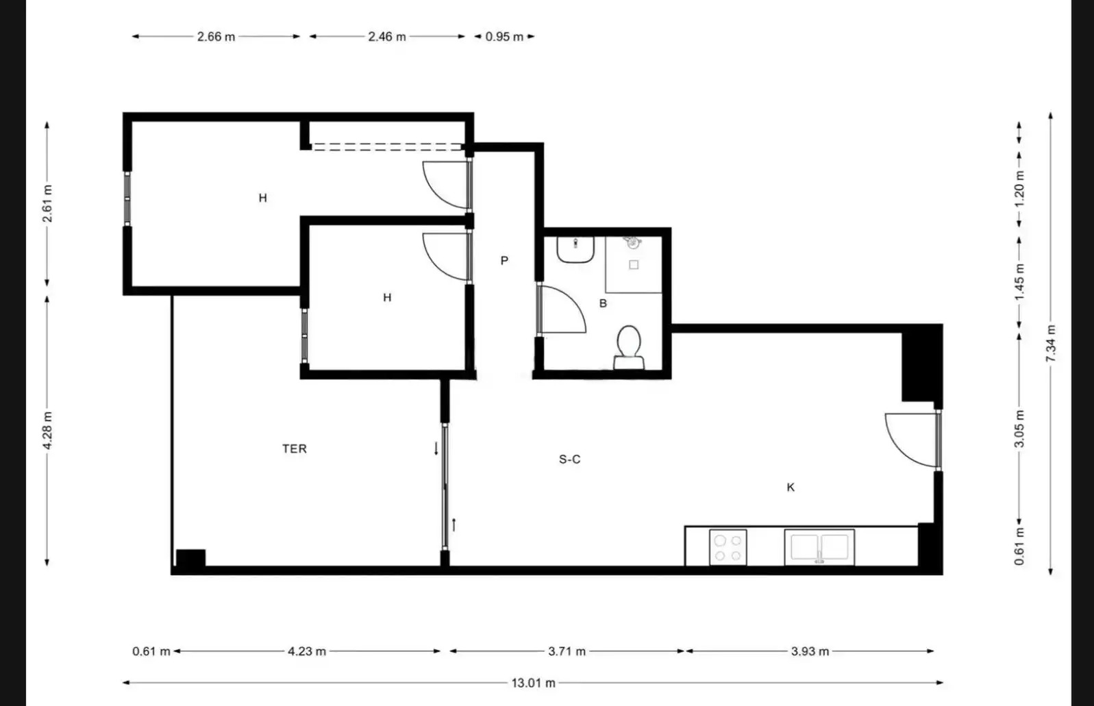 Wohnung zum Verkauf in Canet d'En Berenguer mit Klimaanlage, Terrasse und Möbliert