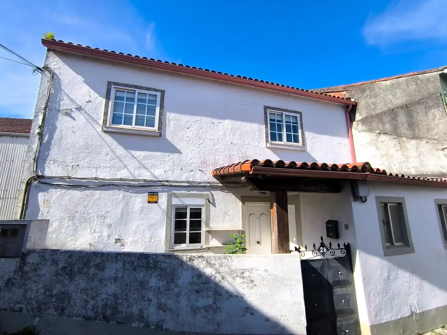 Vista exterior de Casa o chalet en venta en Santiago de Compostela  con Alarma