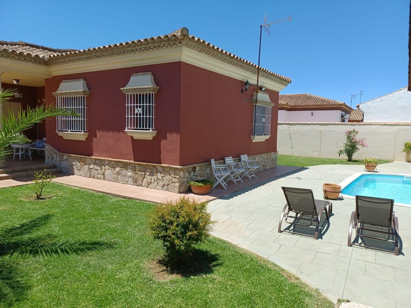 Jardín de Casa o chalet en venta en Chiclana de la Frontera con Jardín privado, Terraza y Piscina
