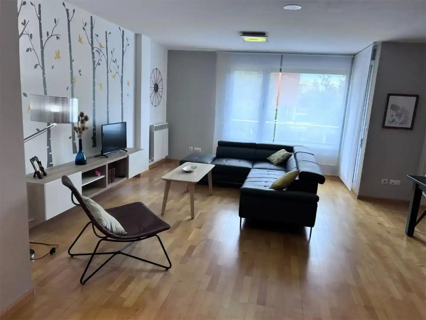Sala d'estar de Pis en venda en  Zaragoza Capital amb Aire condicionat i Balcó
