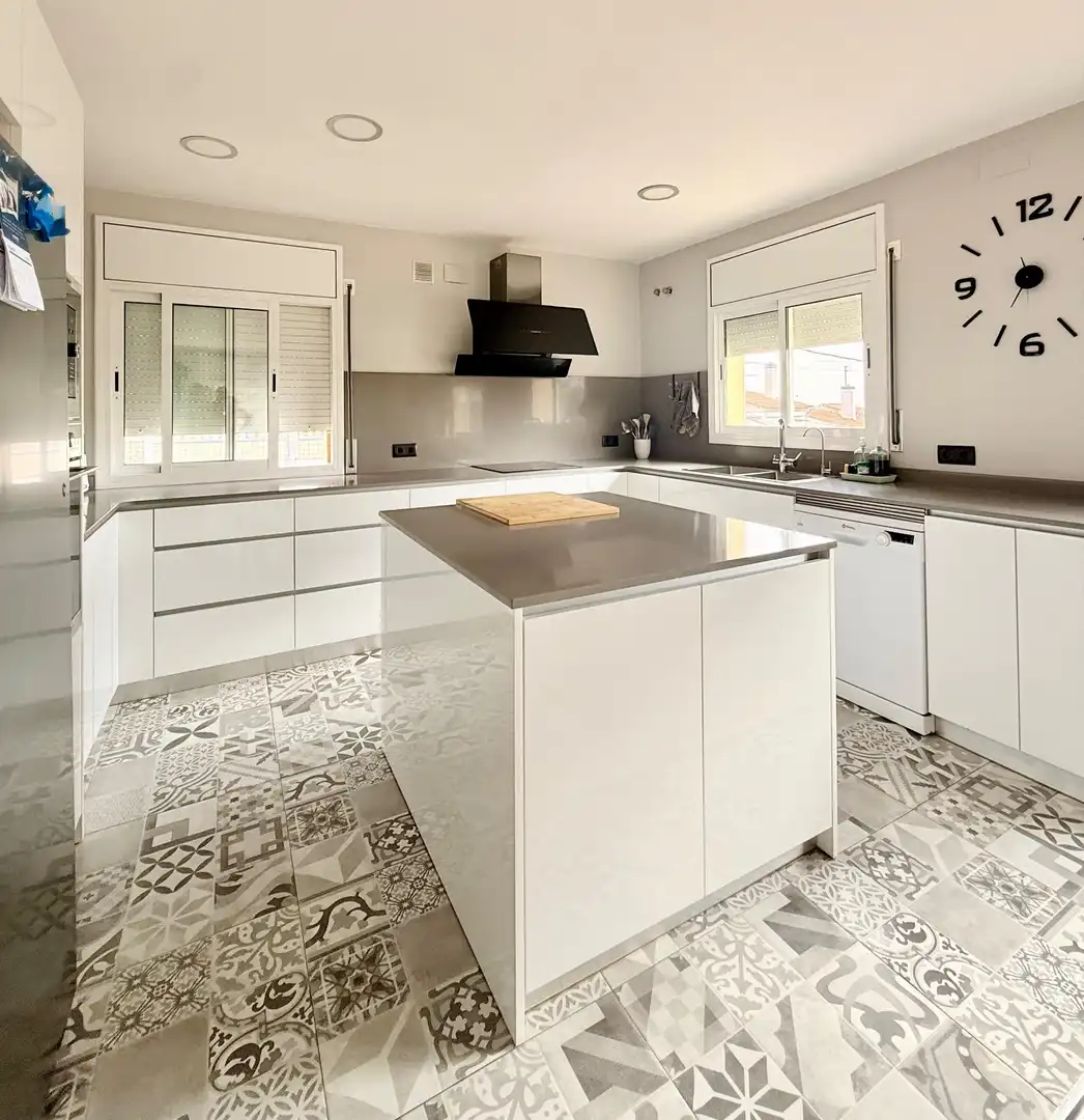 Cocina de Casa adosada en venta en Calafell con Calefacción, Jardín privado y Terraza