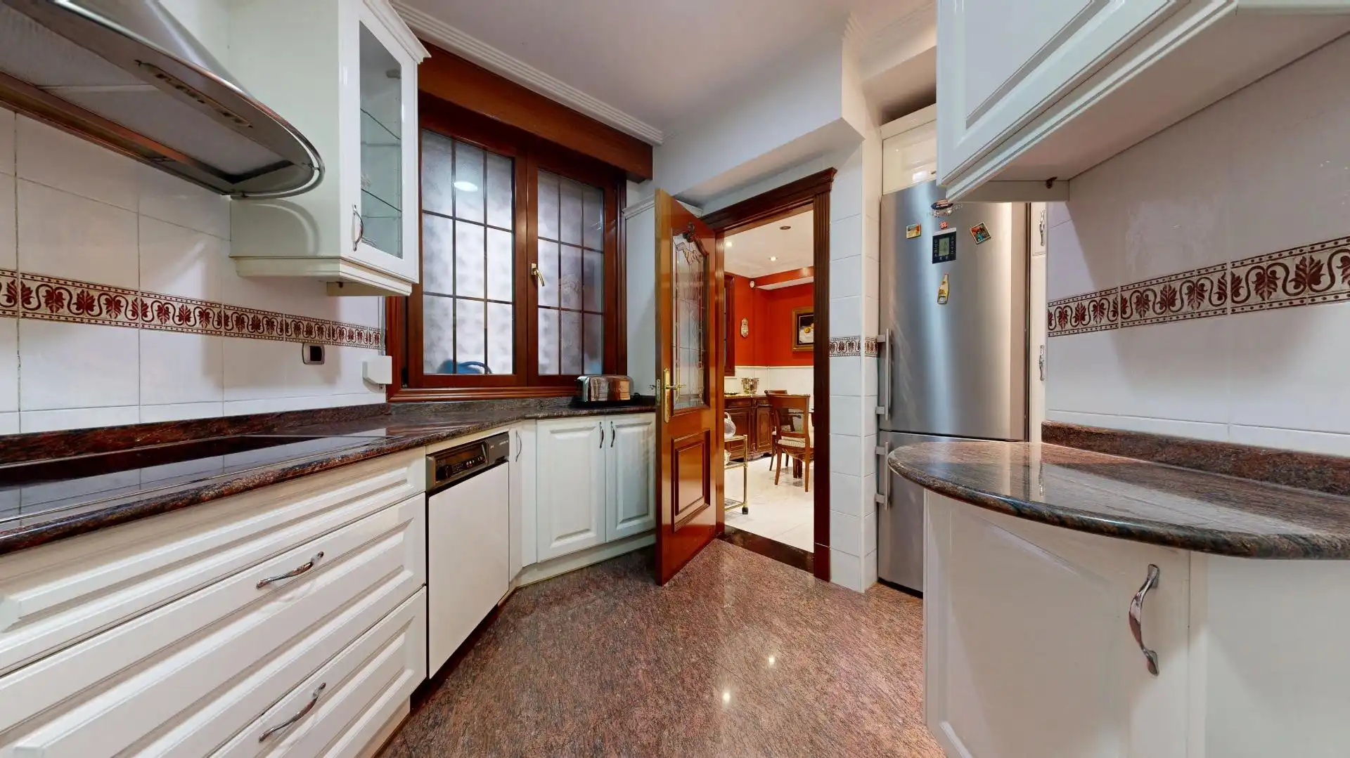 Kitchen of Flat for sale in Bilbao   with Heating, Terrace and Balcony