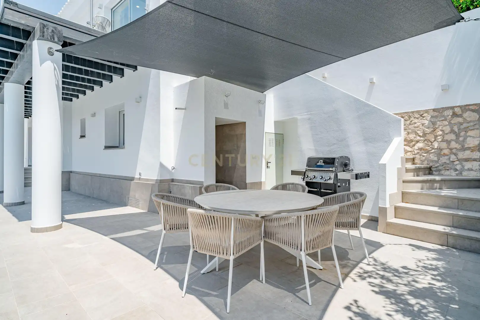 Terrassa de Apartament en venda en Calpe / Calp amb Aire condicionat, Jardí privat i Traster