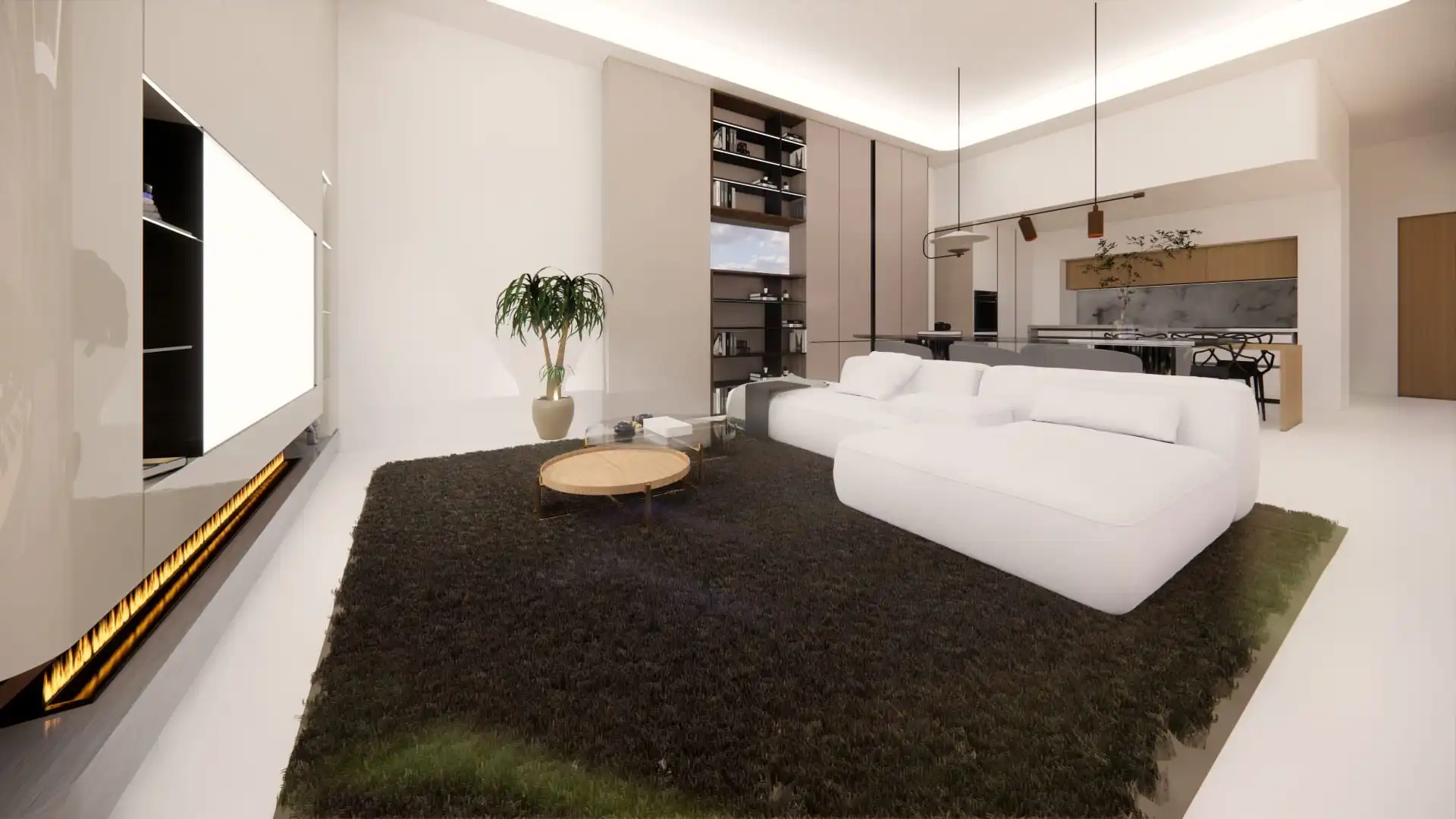 Sala d'estar de Casa o xalet en venda en El Pinar de Campoverde