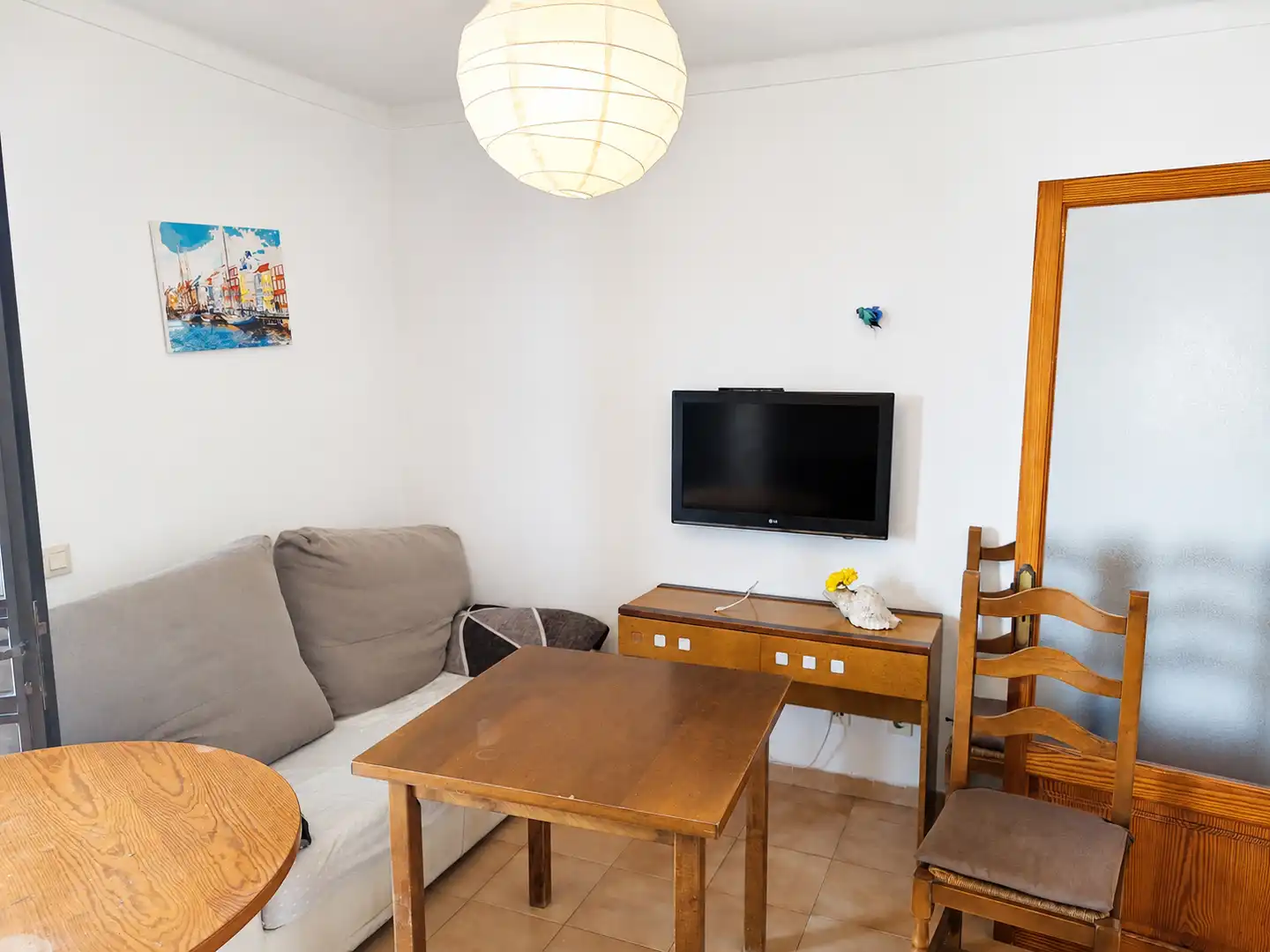 Sala d'estar de Apartament en venda en Manacor amb Moblat i Balcó