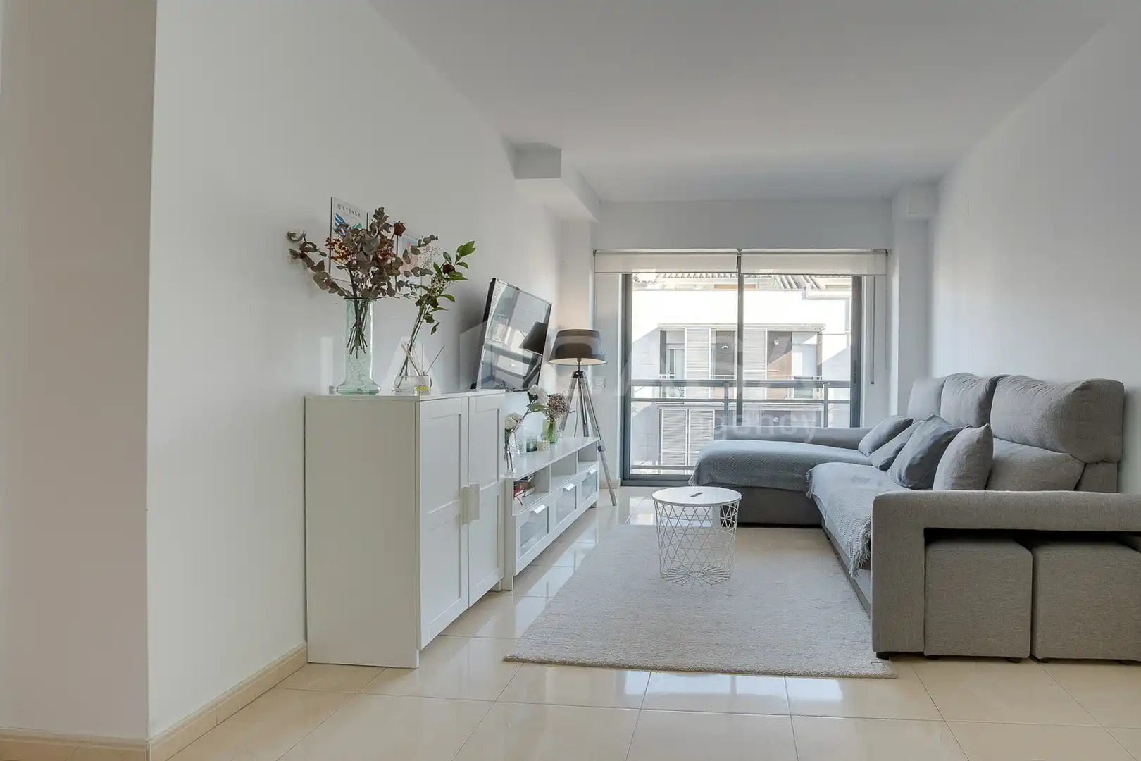 Sala de estar de Dúplex en venta en Les Franqueses del Vallès con Aire acondicionado, Calefacción y Parquet