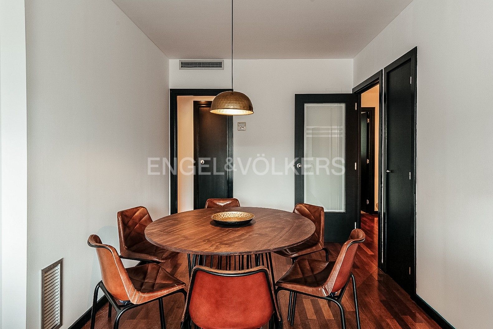 Dining room of Apartment for sale in  Barcelona Capital  with Heating, Parquet flooring and Furnished