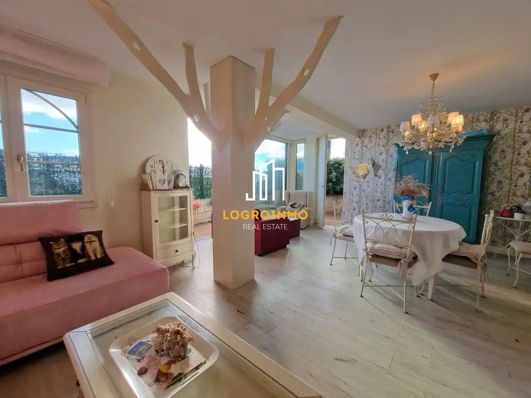 Garden of Houses for sale in Lapoblación  with Heating, Private garden and Parquet flooring